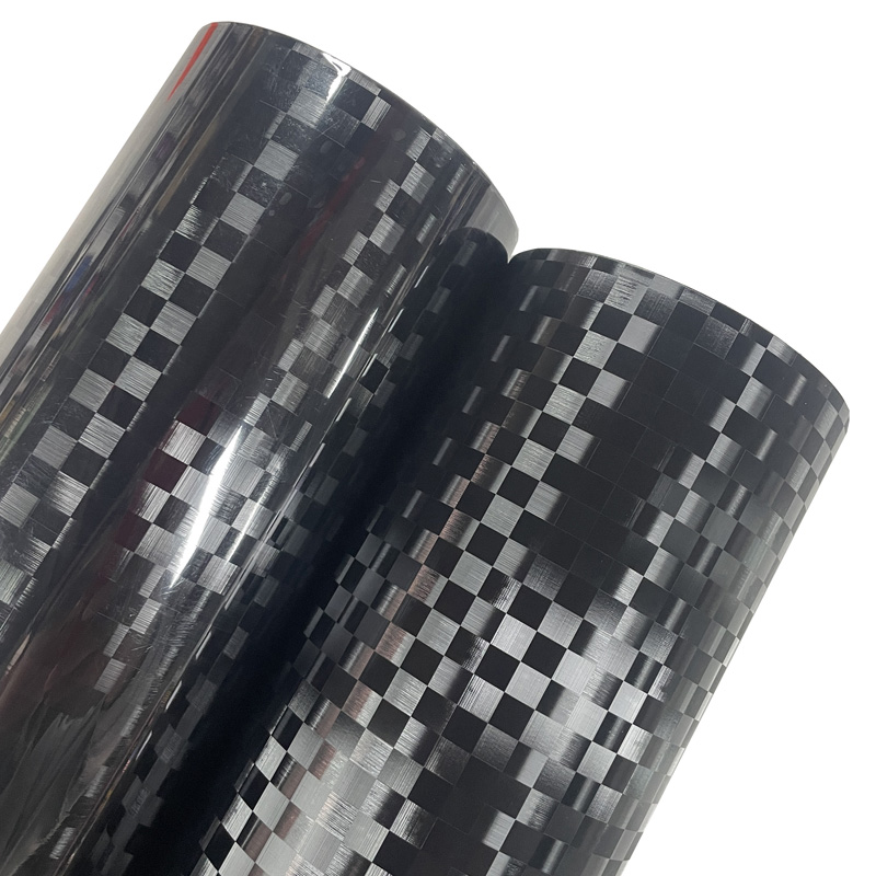 Fep Film - Premium Black Grid Checkered Forged Vinyl