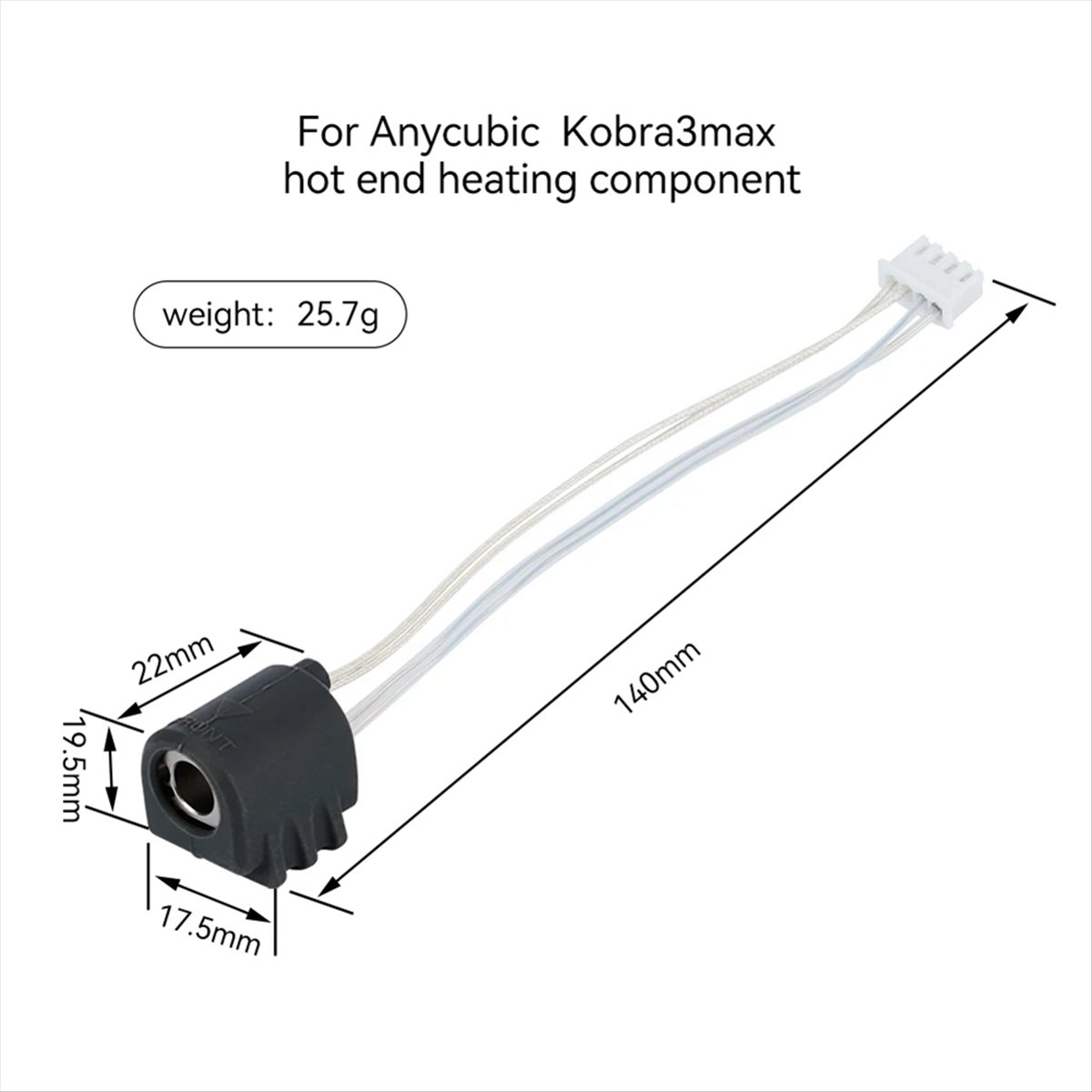 Hotend 0.4Mm - A64I For 3 Max Hotend Integrated