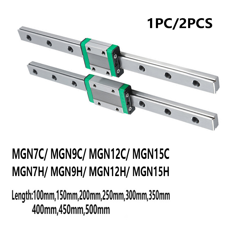 Linear Rail Mgn12H Set - MGN7 MGN9 MGN12 MGN15 1PC Miniature