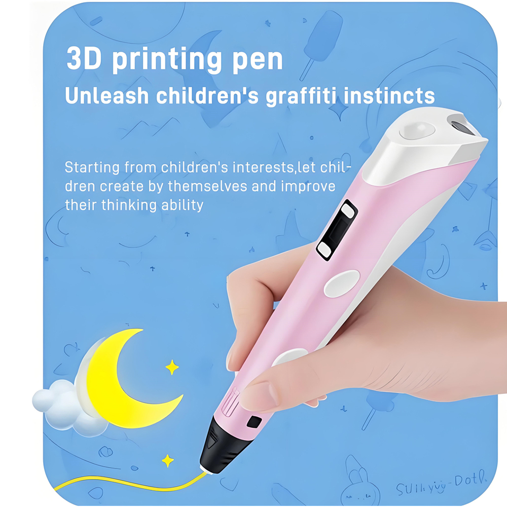 3D Pen With LCD Screen Compati - đánh giá và giá Pla Filament