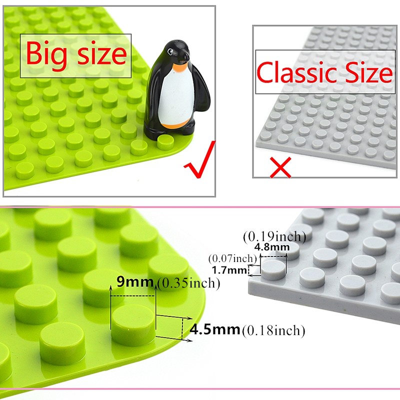 16*32 Dots DIY Large Baseplate - đánh giá và giá Build Plate