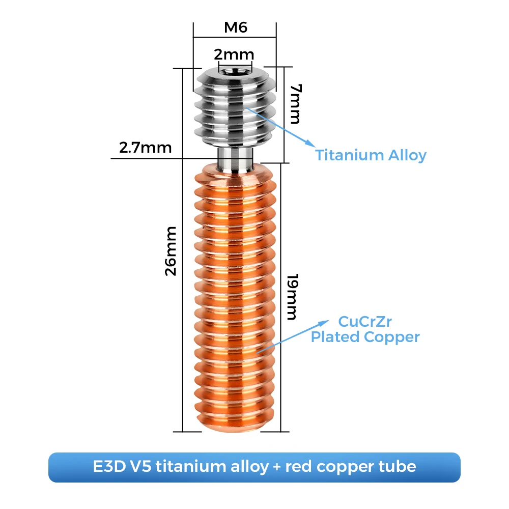 High Quality E3D V6 Throat V5  - đánh giá và giá Direct Drive Extruder