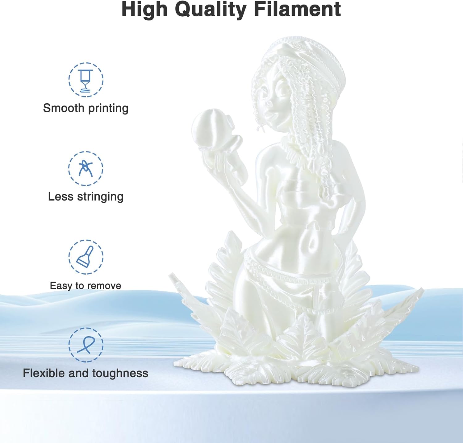 3D Filament 1.75, Shiny Silk P - đánh giá và giá Filament 1.75
