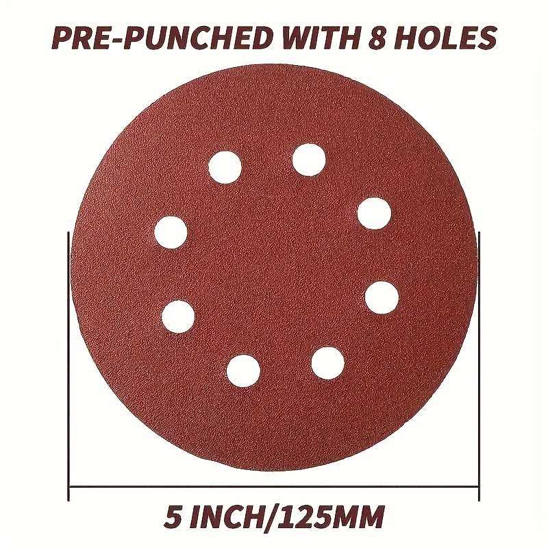 100 Pcs of 5-Inch 8-Hole Sandp - đánh giá và giá Extruder