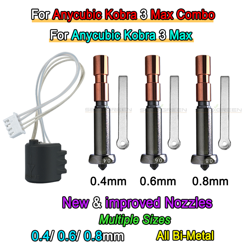 New Upgrade Nozzle For Anycubi - đánh giá và giá Hotend 0.4Mm