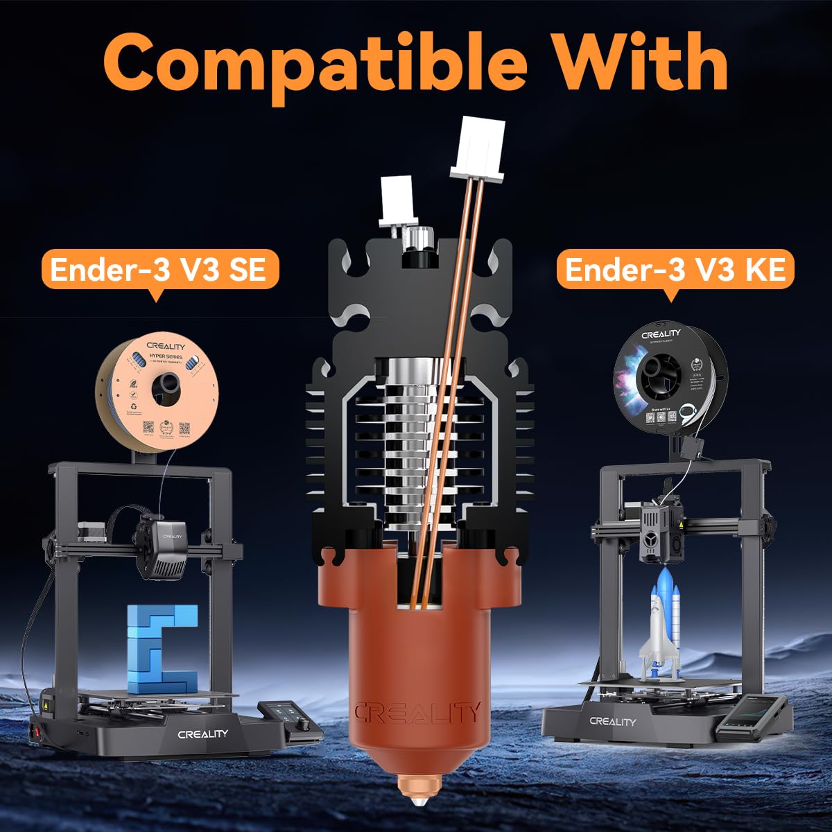 Creality Ender-3 V3 SE/KE Hote - đánh giá và giá High Flow Ceramic Hotend