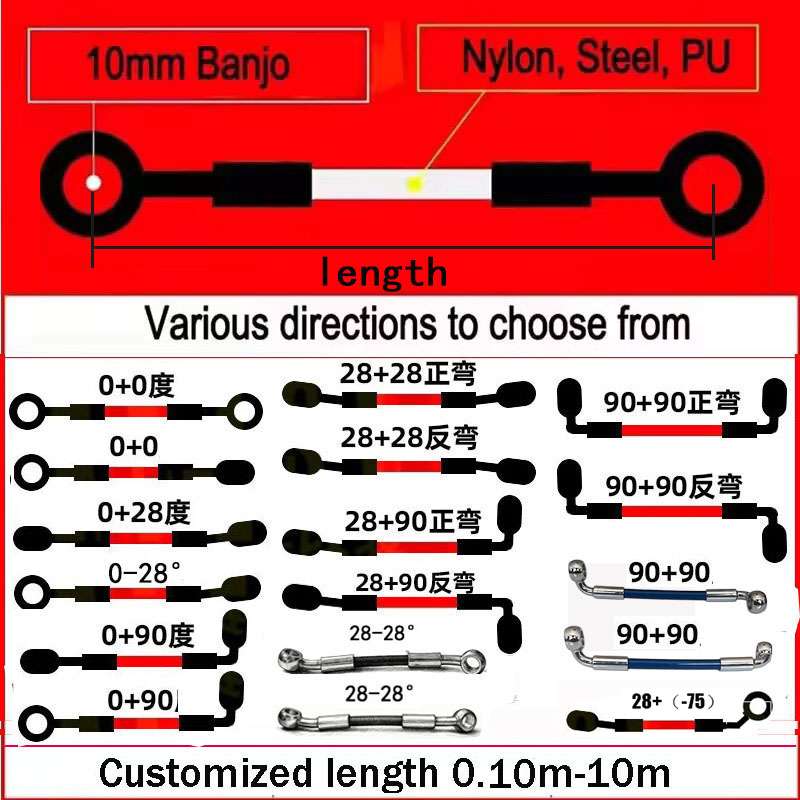 AN3 Moto Hydraulic Stainless S - đánh giá và giá Ptfe Tube