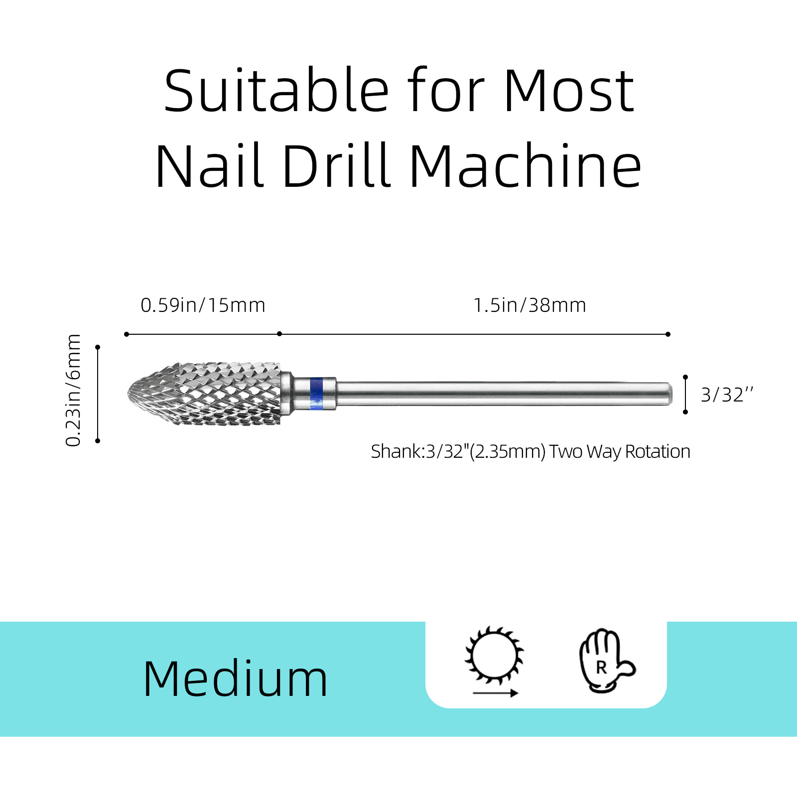HYTOOS Bullet Carbide Nail Dri - đánh giá và giá Nozzle Tungsten