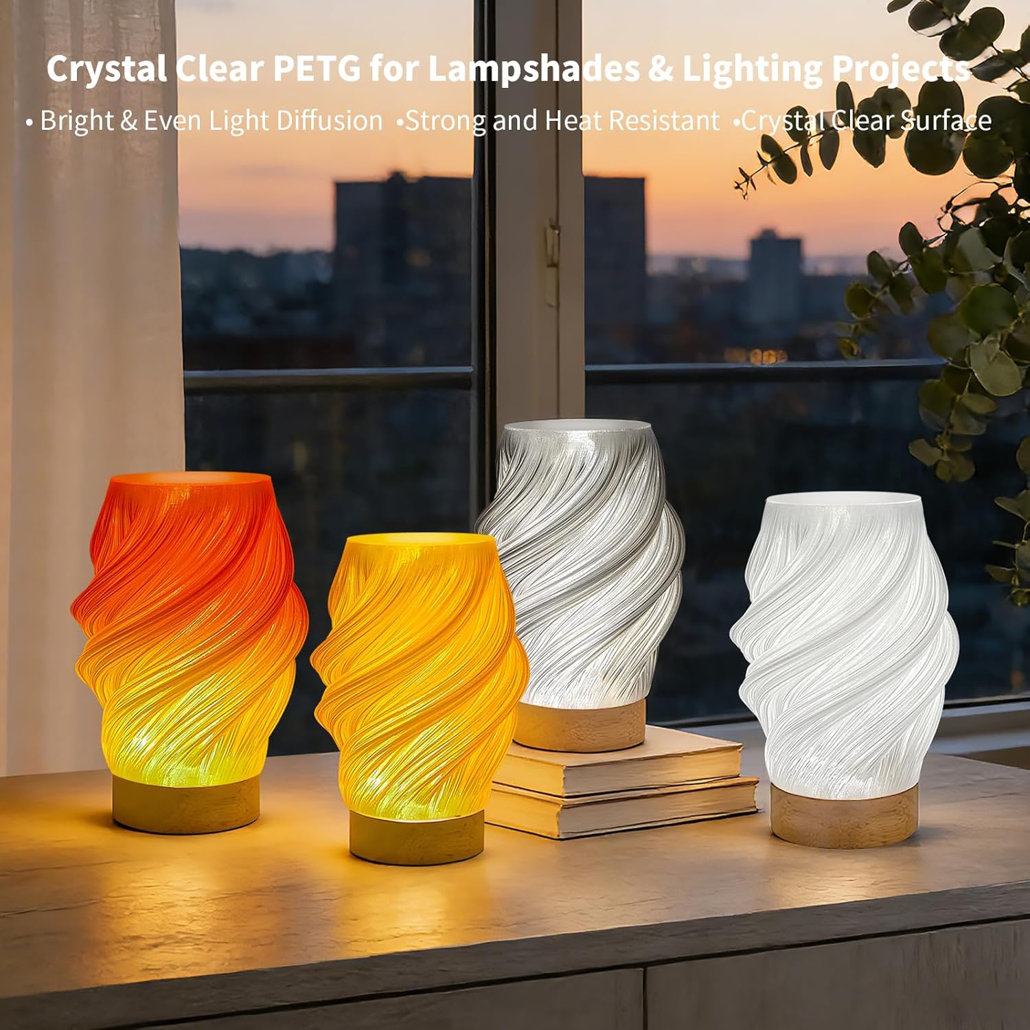 Pla Half Transparent 3D Printe - đánh giá và giá Filament 1.75