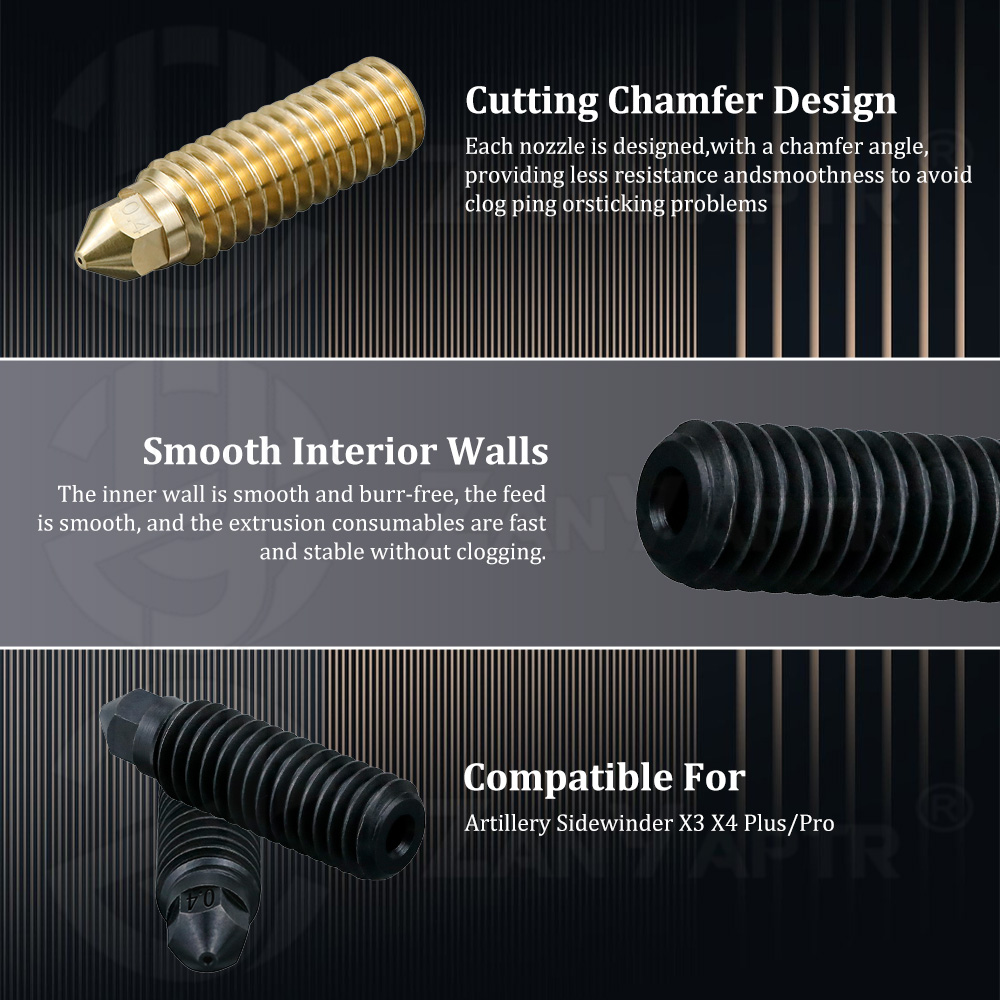 1-5 Pcs Nozzle For Artillery S - đánh giá và giá Hotend 0.4Mm