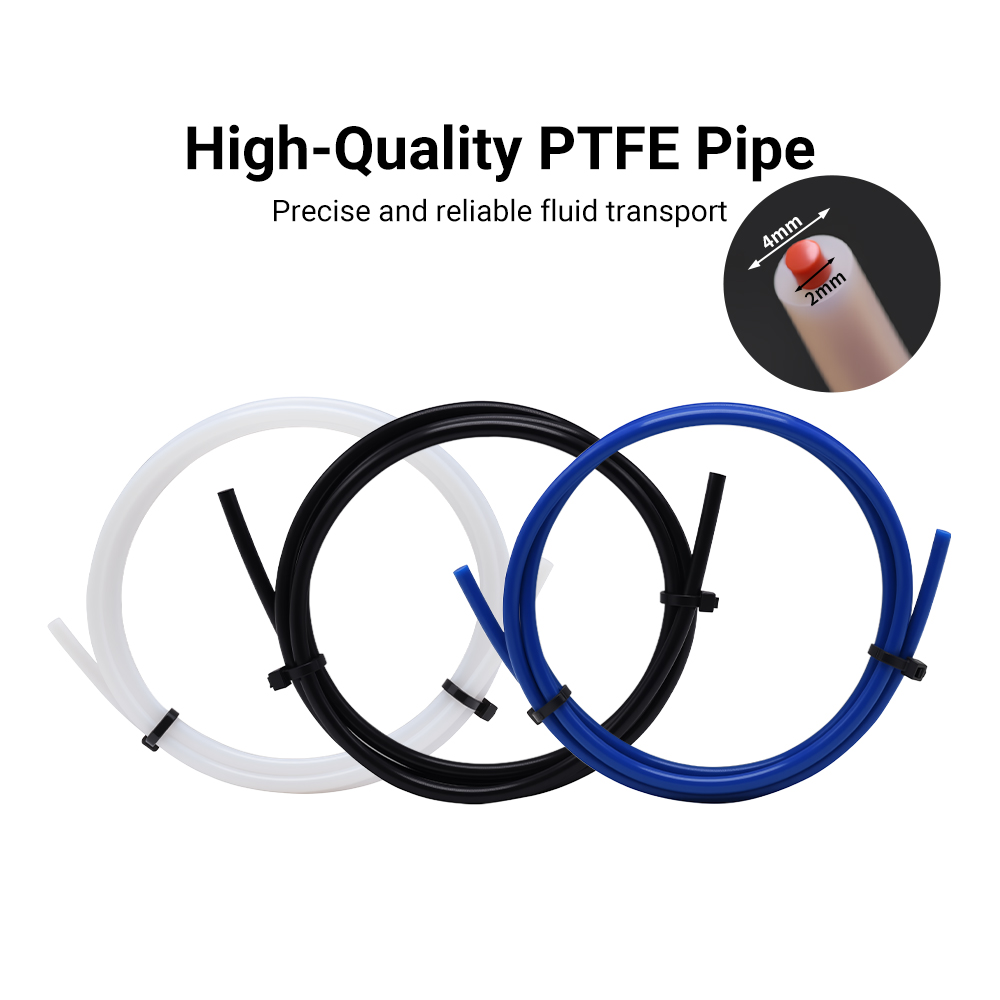 1M PTFE Tube 2x4mm MK8 Hot End - đánh giá và giá Direct Drive Extruder