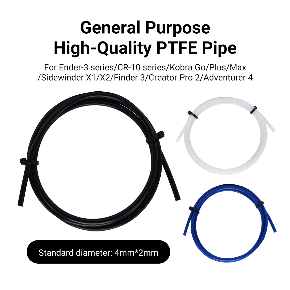 1M PTFE Tube 2x4mm MK8 Hot End - đánh giá và giá Direct Drive Extruder