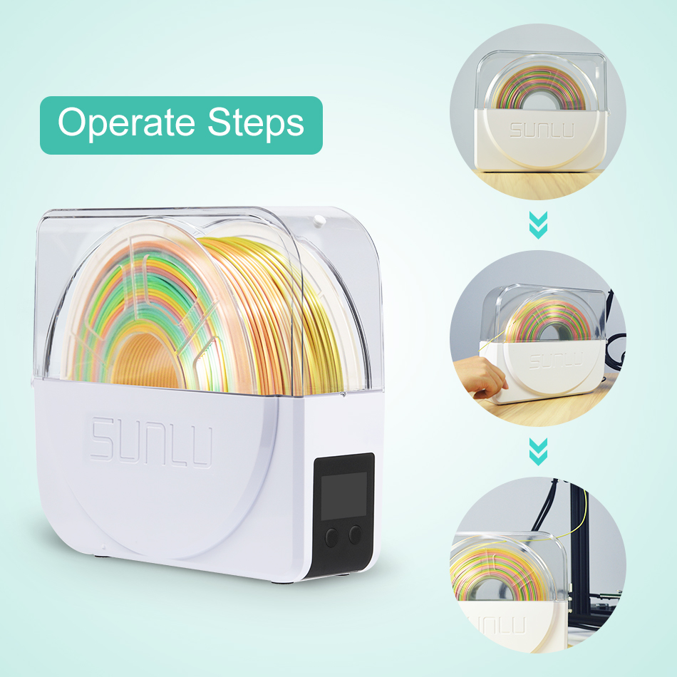 SUNLU 3D Dây Tóc Khô Hộp S1 PL - đánh giá và giá Enclosure 3D Printer