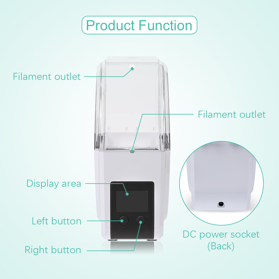 SUNLU 3D Dây Tóc Khô Hộp S1 PL - đánh giá và giá Enclosure 3D Printer